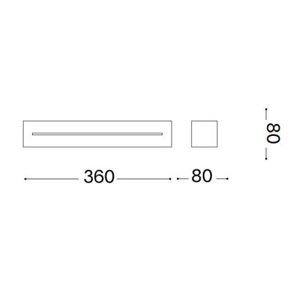 Ideal Lux - Wandlamp 2xE14/40W/230V