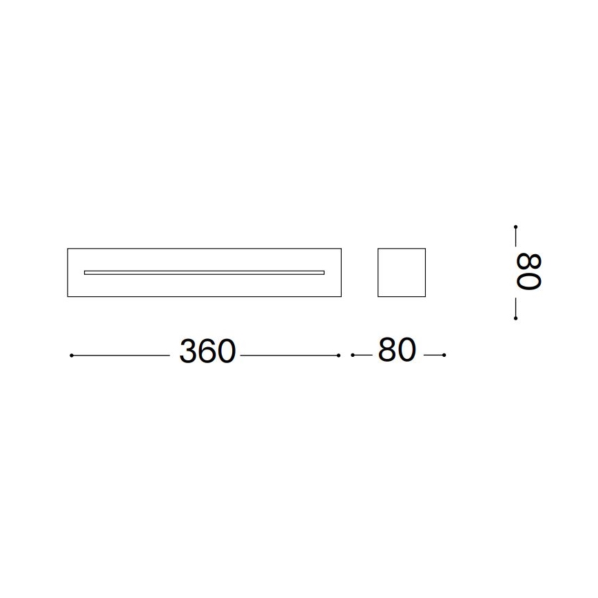 Ideal Lux - Wandlamp 2xE14/40W/230V