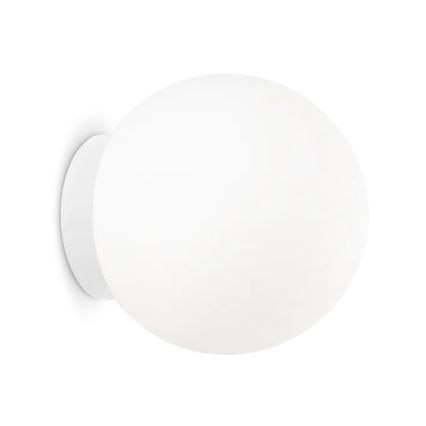 Ideal Lux - Wandlamp MAPA 1xE27/42W/230V Ø 20 cm wit