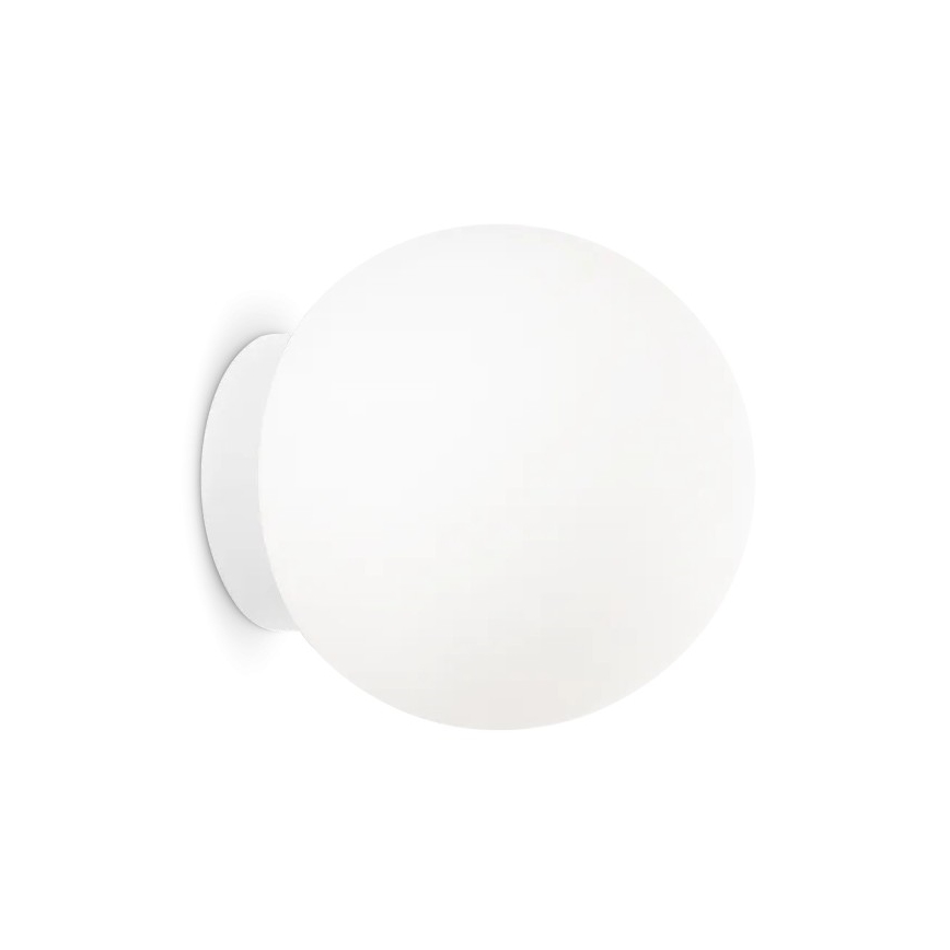 Ideal Lux - Wandlamp MAPA 1xE27/42W/230V Ø 20 cm wit