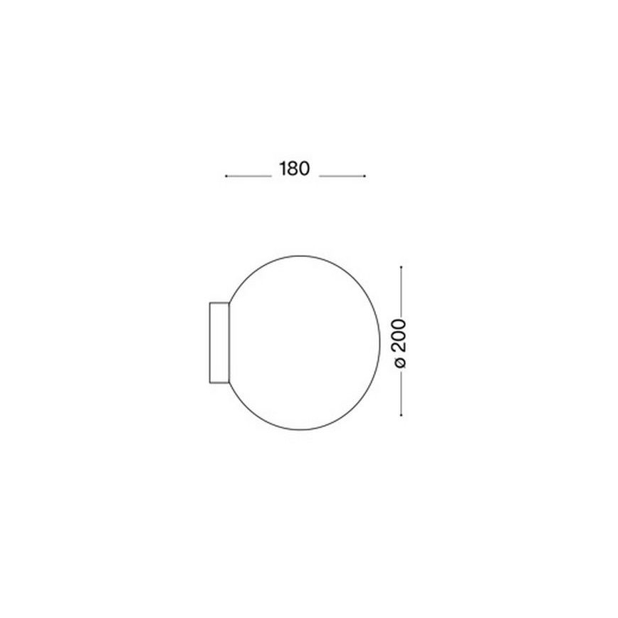 Ideal Lux - Wandlamp MAPA 1xE27/60W/230V