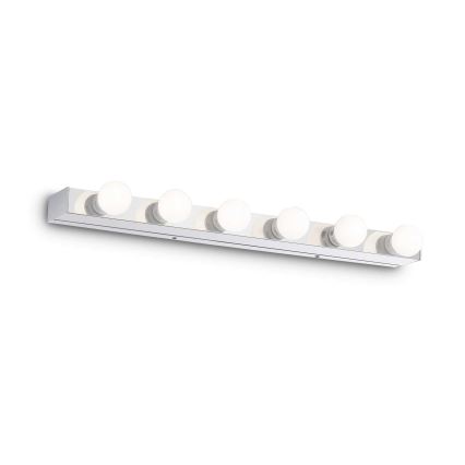 Ideal Lux - Wandlamp PRIVE 6xE14/40W/230V glanzend chroom