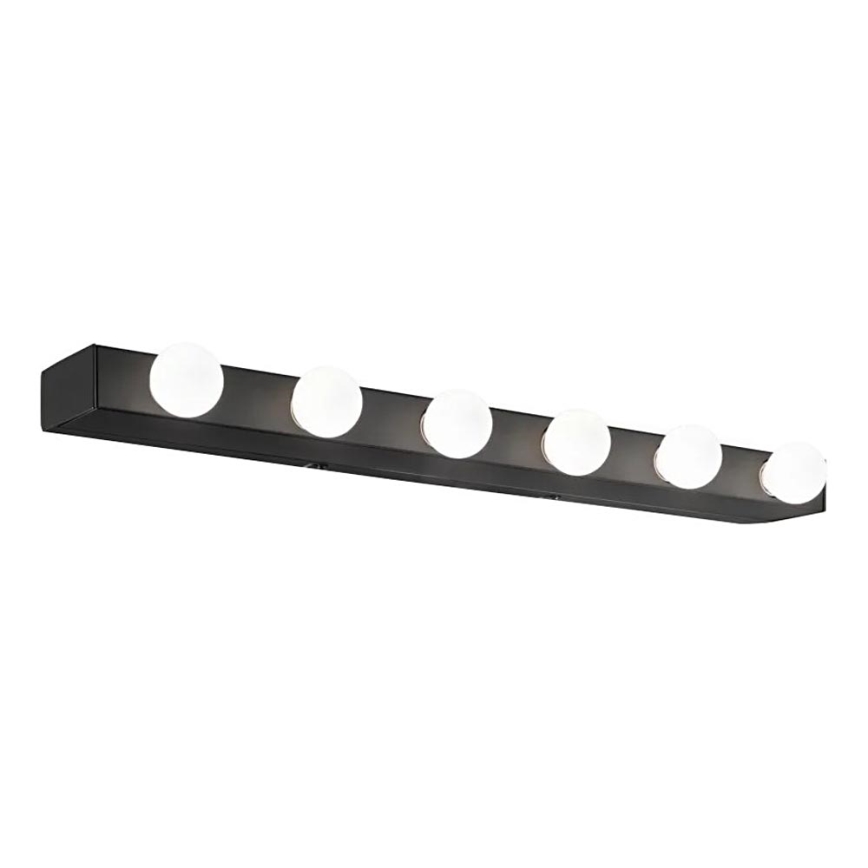 Ideal Lux - Wandlamp PRIVE 6xE14/40W/230V zwart