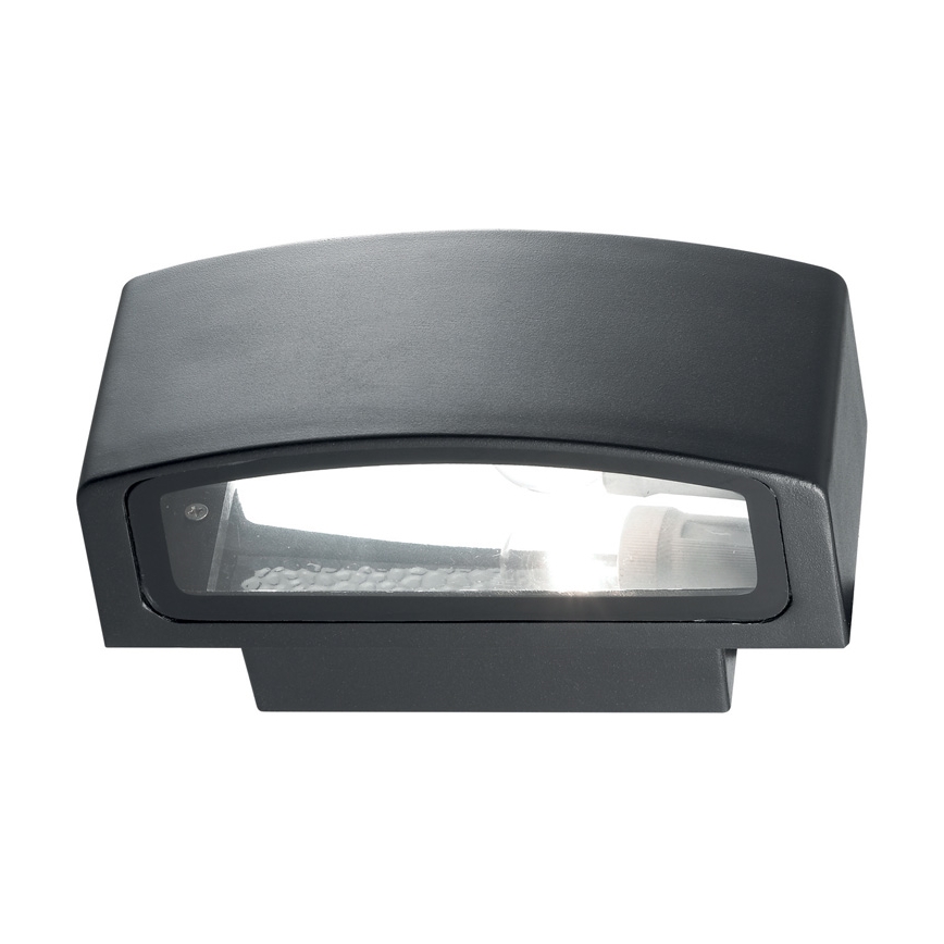 Ideal Lux - Wandlamp voor buiten ANDROMEDA 1xE27/60W/230V IP55 antraciet