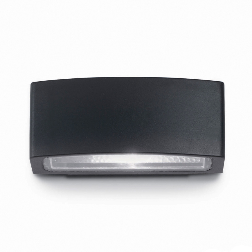 Ideal Lux - Wandlamp voor buiten ANDROMEDA 1xE27/60W/230V IP55 zwart