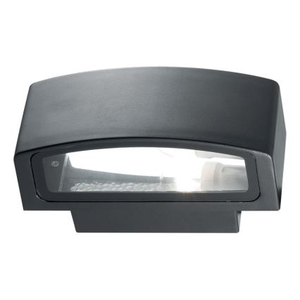 Ideal Lux - Wandlamp voor buiten ANDROMEDA 1xE27/60W/230V IP55 zwart