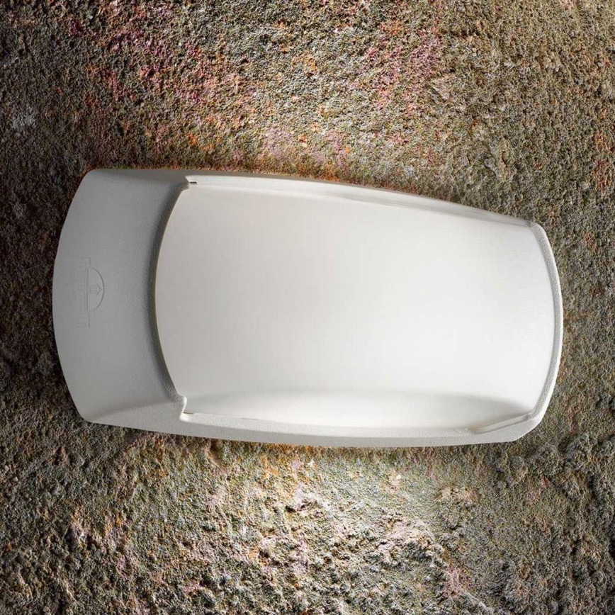 Ideal Lux - Wandlamp voor buiten FELIX 1xE27/23W/230V IP66 wit
