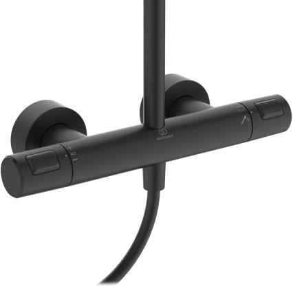 Ideal Standard A7545XG - Doucheset met thermostaatkraan CERATHERM T25 mat zwart