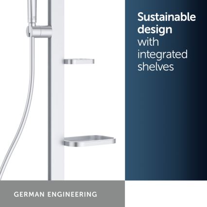 Ideal Standard BD583SI - Doucheset met thermostatische mengkraan CERATHERM ALU+, mat chroom