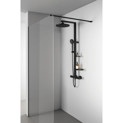 Ideal Standard BD583XG - Doucheset met kraan CERATHERM ALU+ mat zwart
