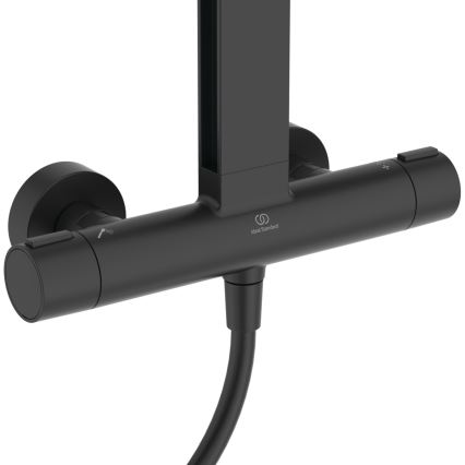 Ideal Standard BD583XG - Doucheset met kraan CERATHERM ALU+ mat zwart