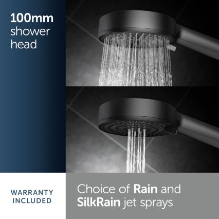 Ideal Standard BD586XG - Doucheset IDEALRAIN ALU+ mat zwart