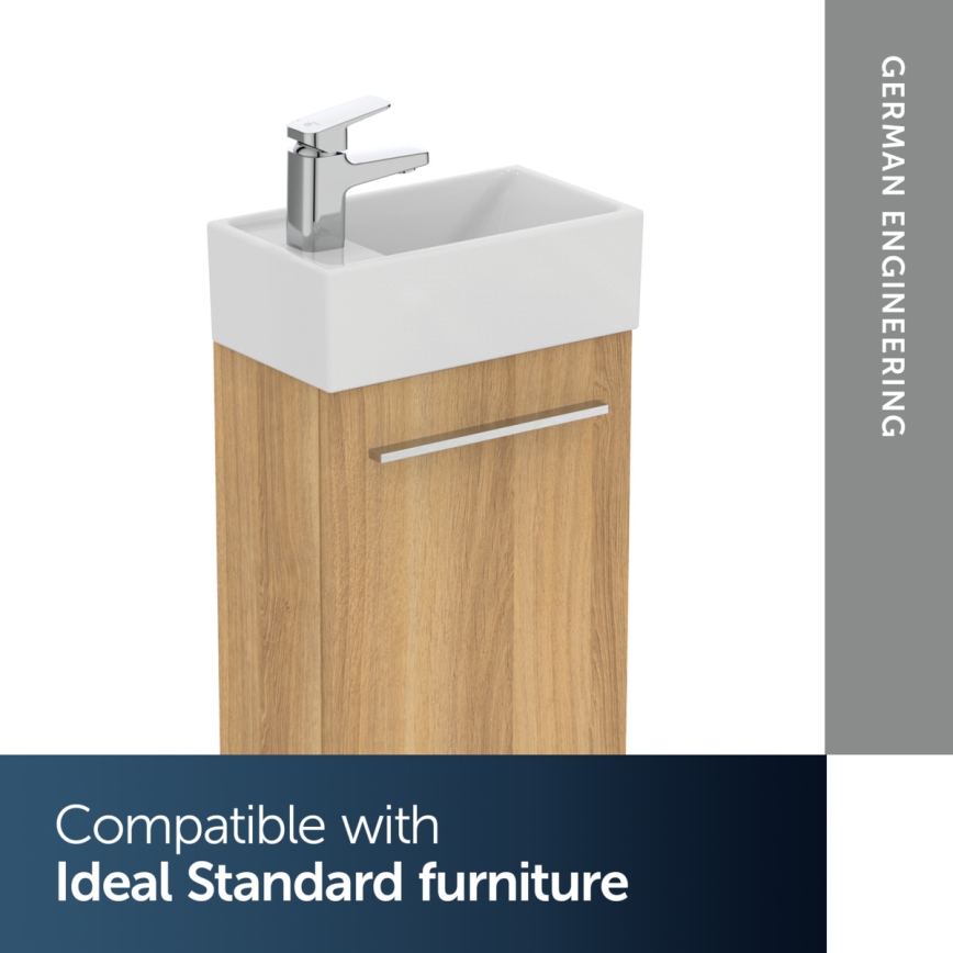 Ideal Standard E211301 - Hangende wastafel I.LIFE S 37x21 cm keramiek/wit