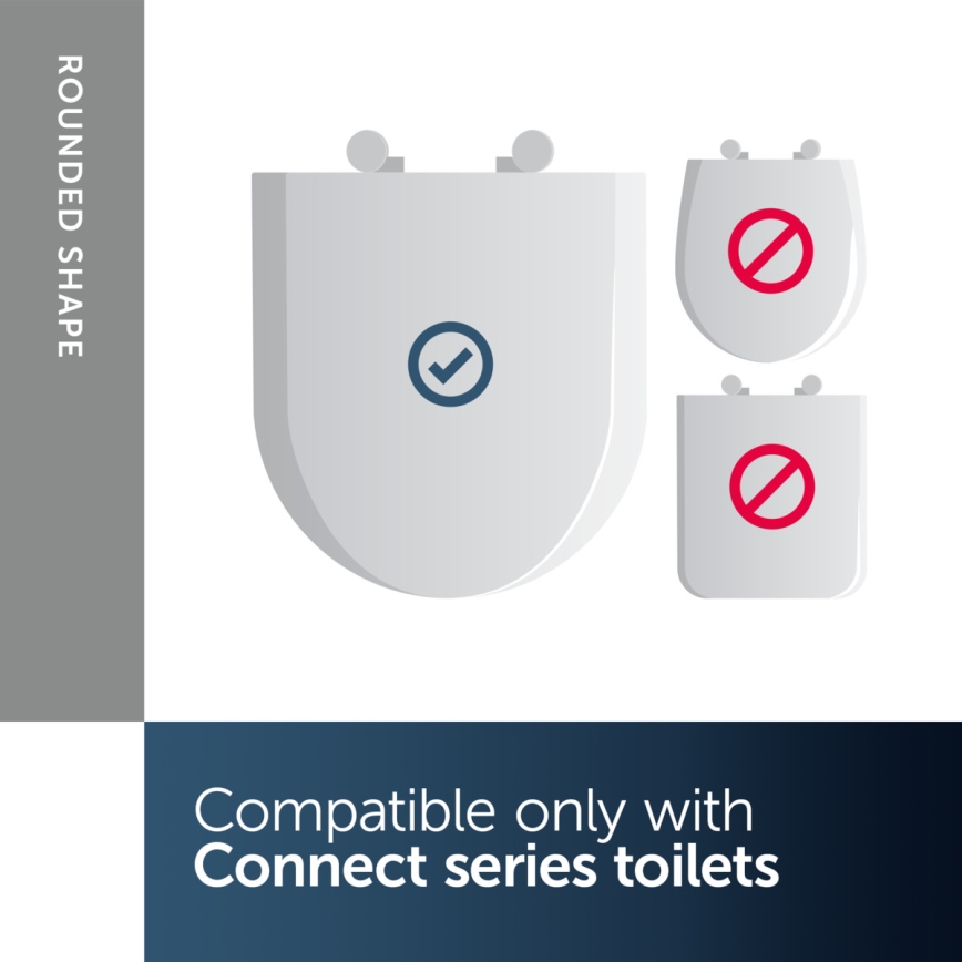 Ideal Standard E772401 - CONNECT SoftClose toiletbril, wit