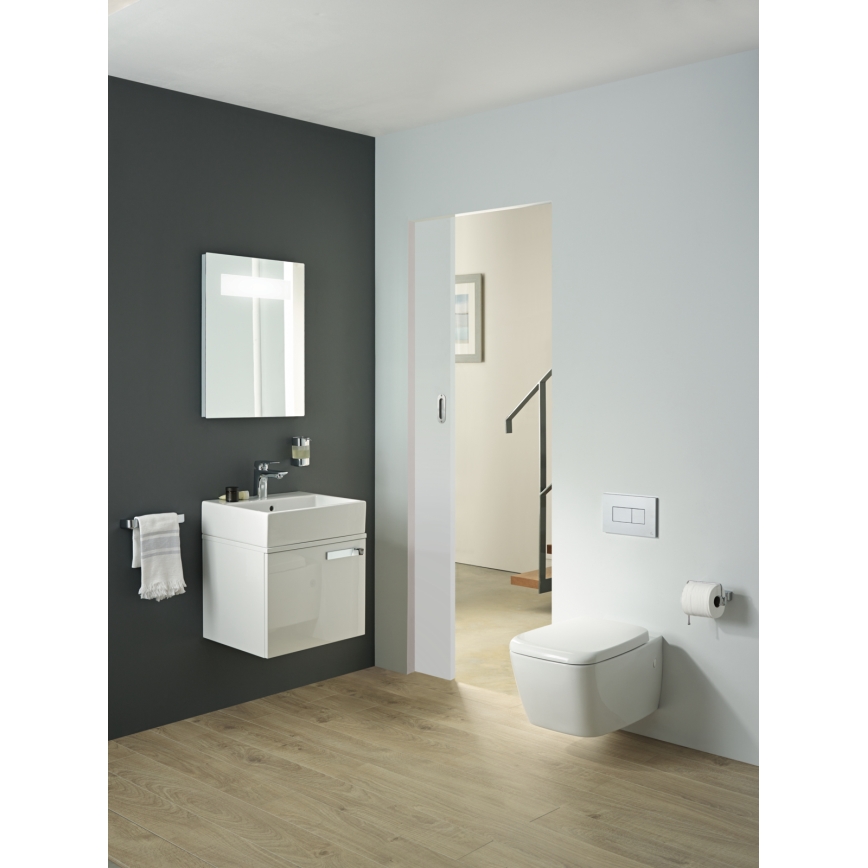 Ideal Standard K077701 - STRADA wandhangende wastafel 50x42 cm keramiek/wit