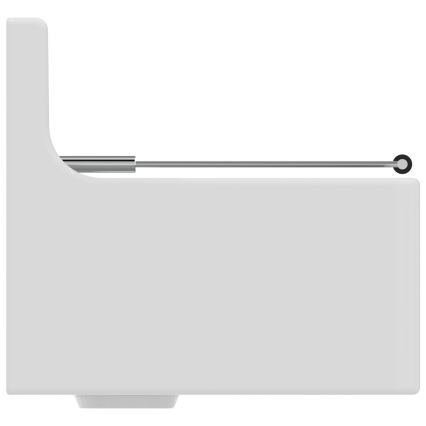 Ideal Standard S593901 - Hangende uitgietgootsteen met afvoerrooster DOURO 45,5x38 cm keramiek/wit