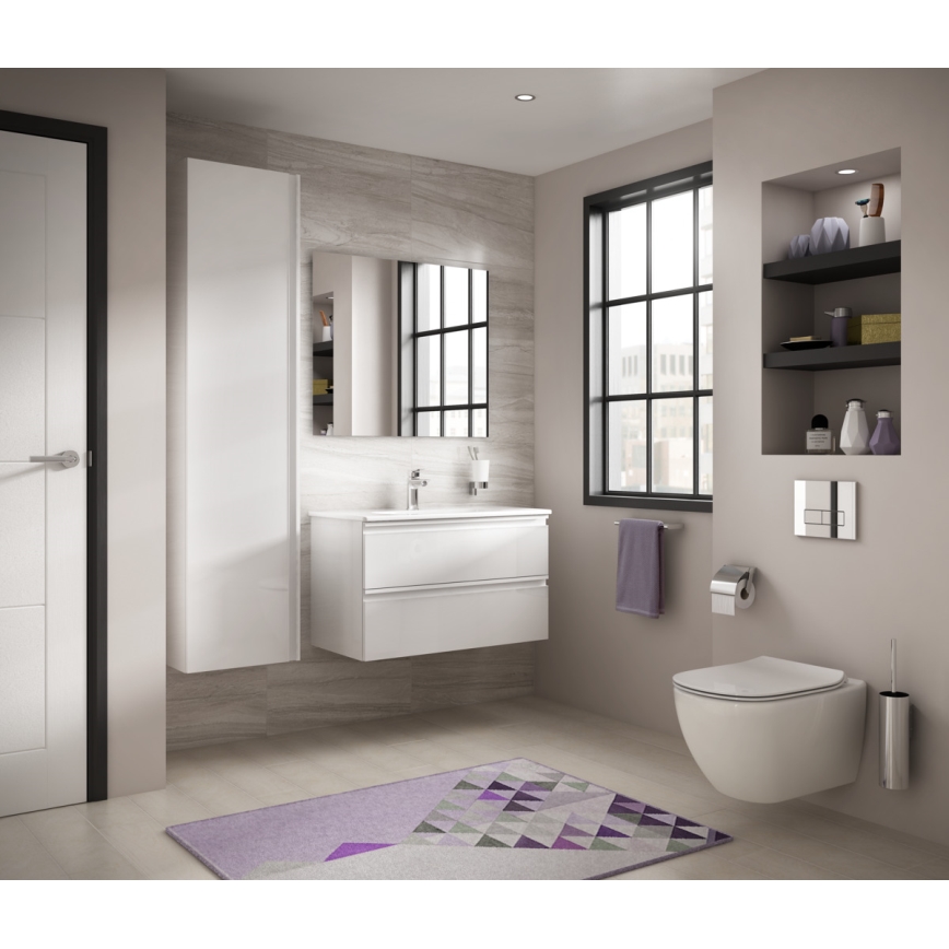 Ideal Standard T354601 - Wandcloset TESI met SoftClose-zitting keramiek/wit