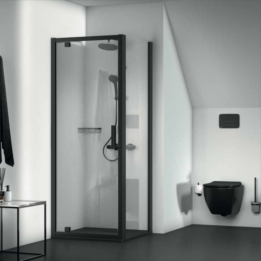 Ideal Standard T3546V3 - Hangend toilet TESI met SoftClose-zitting, keramiek/zwart