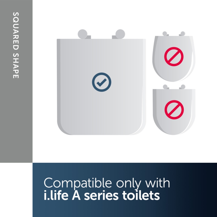 Ideal Standard T453001 - Toiletbril I.LIFE A, wit