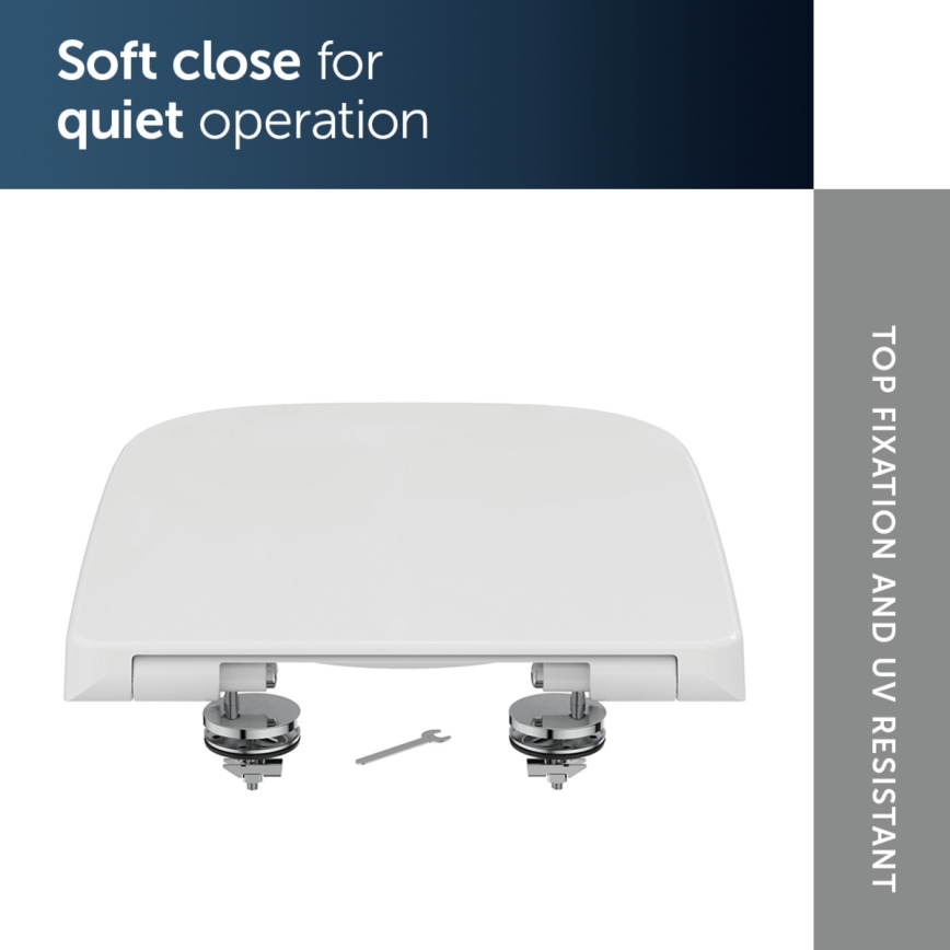 Ideal Standard T468301 - Toiletzitting SoftClose I.LIFE B wit