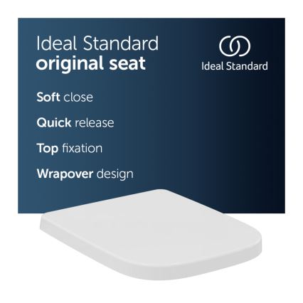 Ideal Standard T468301 - Toiletzitting SoftClose I.LIFE B wit