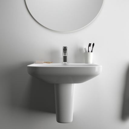 Ideal Standard T470501 - Wandgemonteerde wastafel I.LIFE A 60x48 cm keramiek/wit