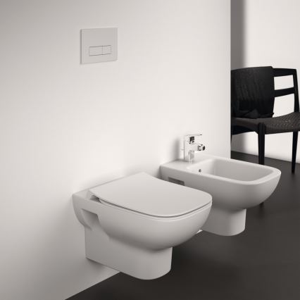 Ideal Standard T471701 - Hangend toilet zonder spoelrand I.LIFE A keramiek/wit