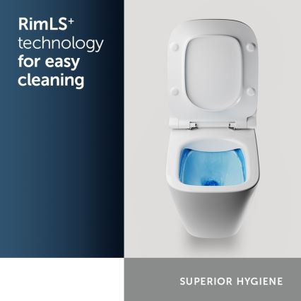 Ideal Standard T471701 - Hangend toilet zonder spoelrand I.LIFE A keramiek/wit