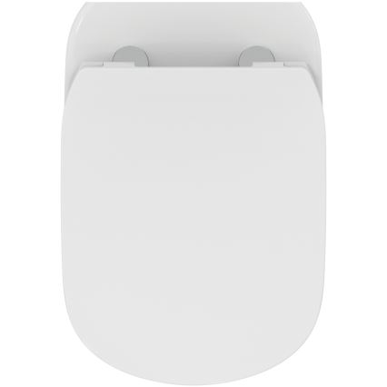 Ideal Standard T536001 - Hangend toilet zonder spoelrand met SoftClose-zitting TESI keramiek/wit