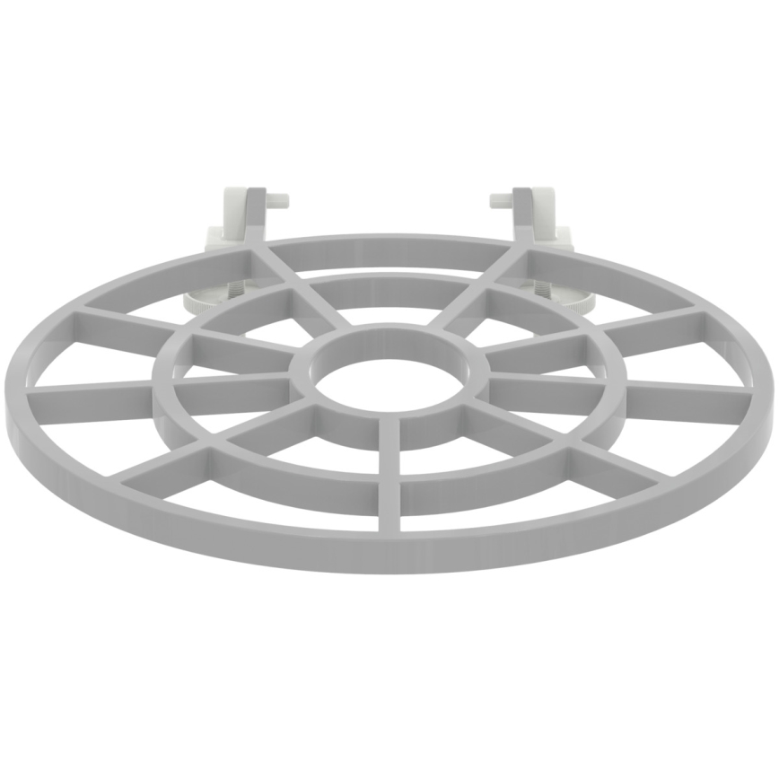 Ideal Standard VV612000 - Plastic rooster voor slopgootsteen 34x40,2 cm grijs