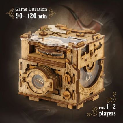 iDventure - Houten puzzel Ontsnappingskamer Sherlocks camera