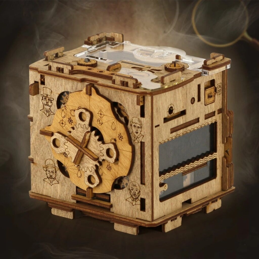 iDventure - Houten puzzel Ontsnappingskamer Sherlocks camera