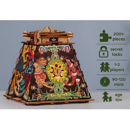 iDventure - Houten puzzel Zonnepiramide
