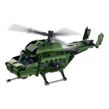 iM.Master - Bouwset helikopter met mechanische aandrijving 2-in-1 393 onderdelen
