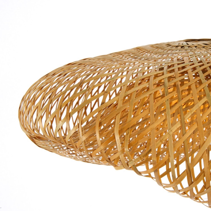 Hanglamp aan een koord HILO 1xE27/40W/230V diameter 60 cm bamboe