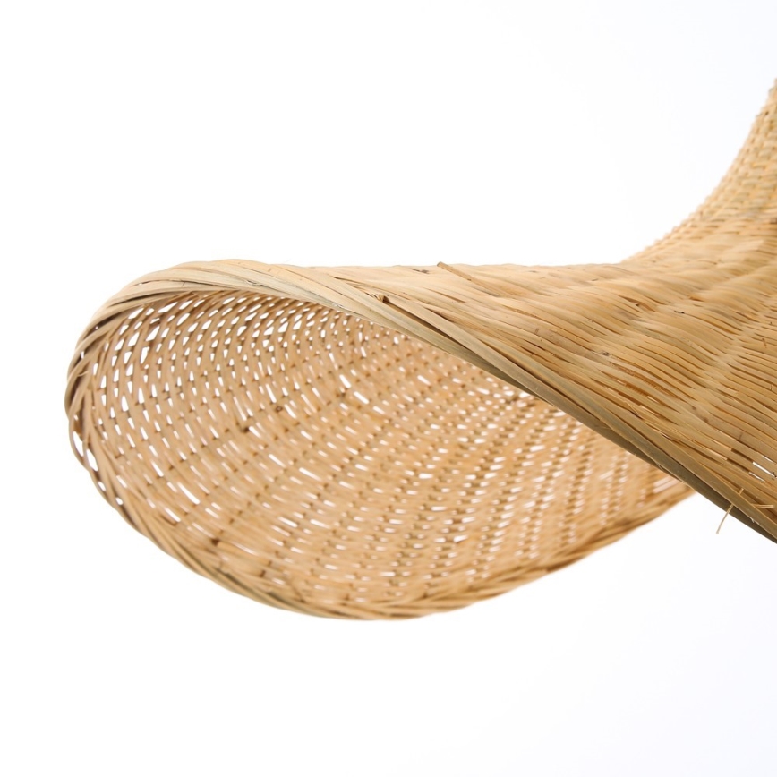 Immax 08289L - Hanglamp aan een koord SOMBRERO 1xE27/40W/230V diameter 70 cm rotan