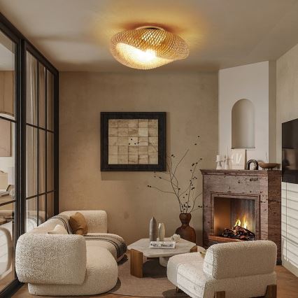 Plafondlamp BOHO HILO 1xE27/40W/230V Ø 60 cm