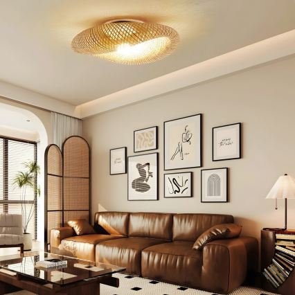 Plafondlamp BOHO HILO 1x E27/40W/230V Ø 80 cm