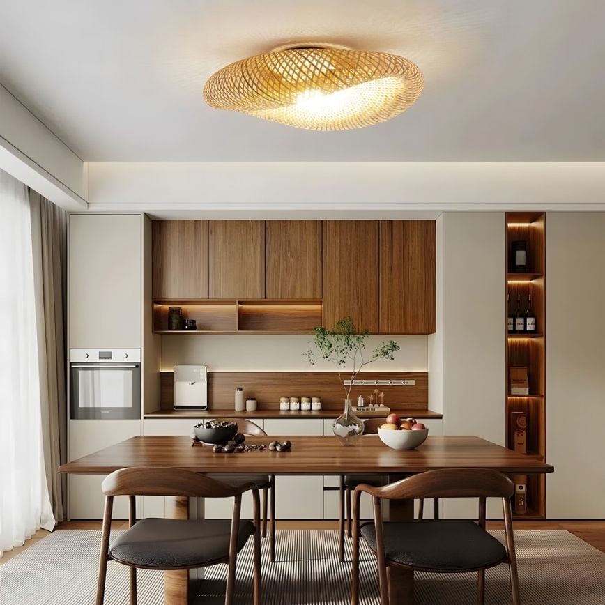 Plafondlamp BOHO HILO 1x E27/40W/230V Ø 80 cm