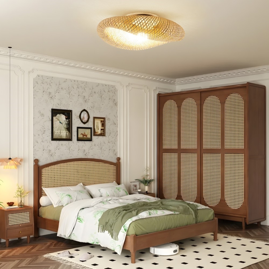 Plafondlamp BOHO HILO 1x E27/40W/230V Ø 80 cm