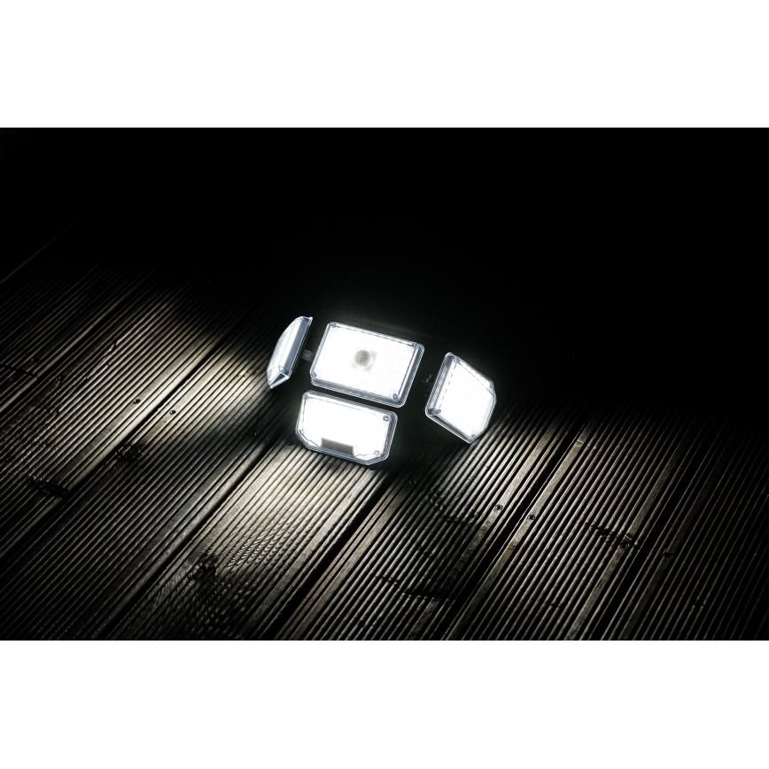 LED Solar wandlamp met een sensor LED/5W/5.5V IP65