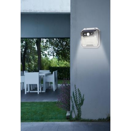 LED Solar wandlamp met sensor LED/3W/5,5V IP65 1200 mAh