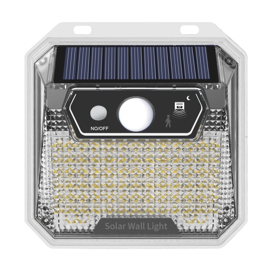LED Solar wandlamp met sensor LED/3W/5,5V IP65 1200 mAh