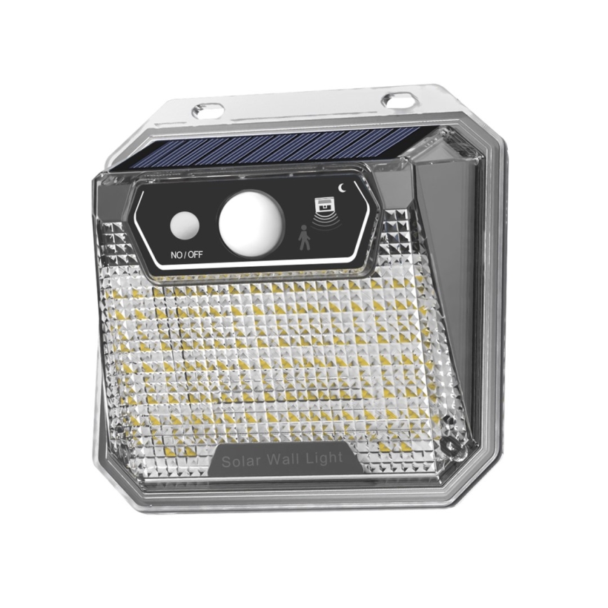 LED Solar wandlamp met sensor LED/3W/5,5V IP65 1200 mAh