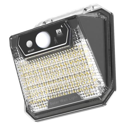LED Solar wandlamp met sensor LED/3W/5,5V IP65 1200 mAh
