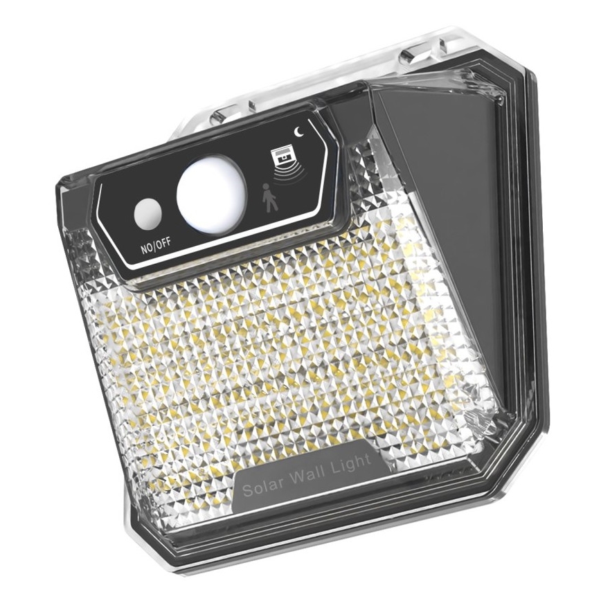 LED Solar wandlamp met sensor LED/3W/5,5V IP65 1200 mAh