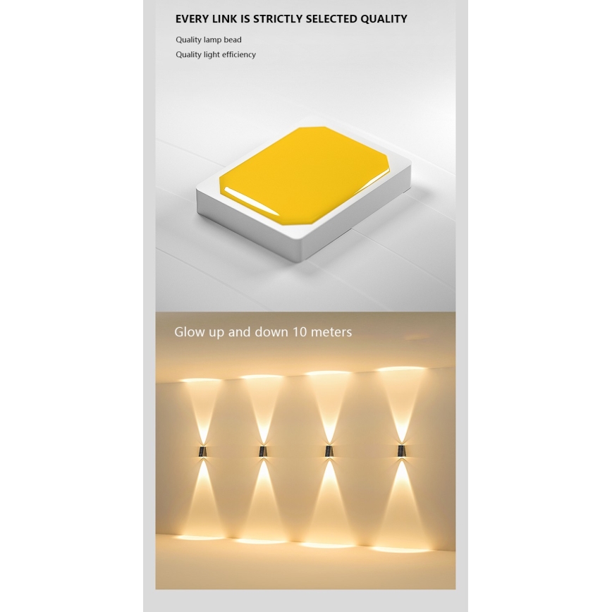 LED Solar wandlamp met een sensor LED/2W/5V IP54