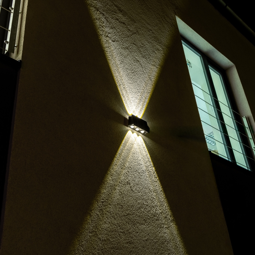 LED Solar wandlamp met een sensor LED/2W/5V IP54