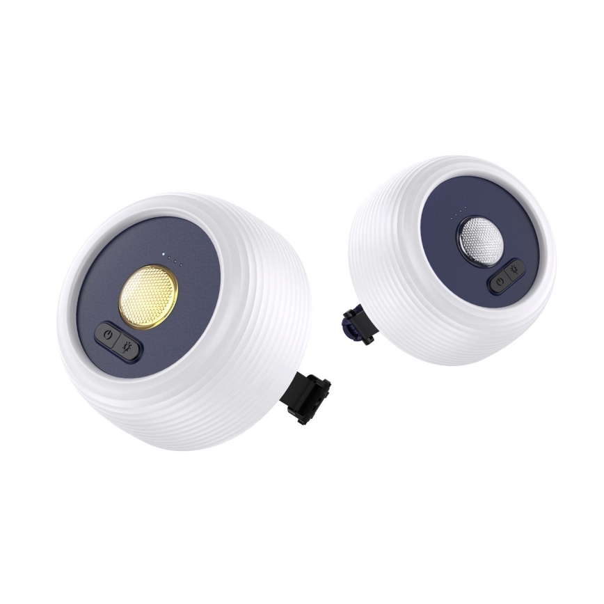 LED RGB Draagbaar zonne- oplaadbaar lamp met LED ketting LED/10W/5V 3600 mAh IP65 3600 mAh