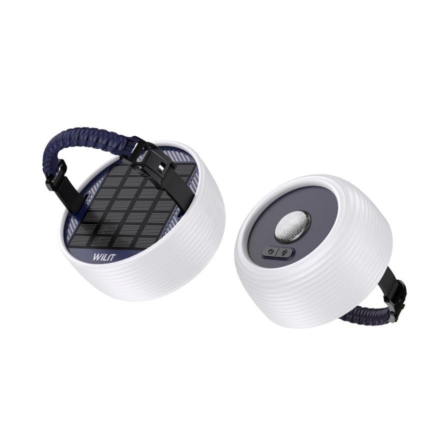 LED RGB Draagbaar zonne- oplaadbaar lamp met LED ketting LED/10W/5V 3600 mAh IP65 3600 mAh